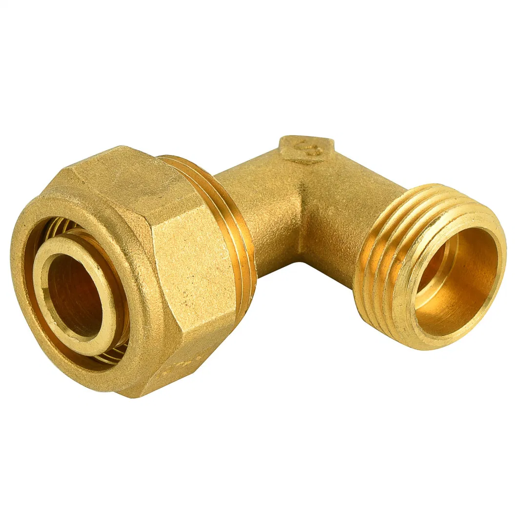 Brass Elbow Male Aluminium Pex Pipe