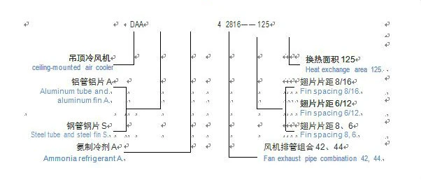 Copper Tube and Aluminum Fin Lightweight and Durable for Cold Storage Air Cooler