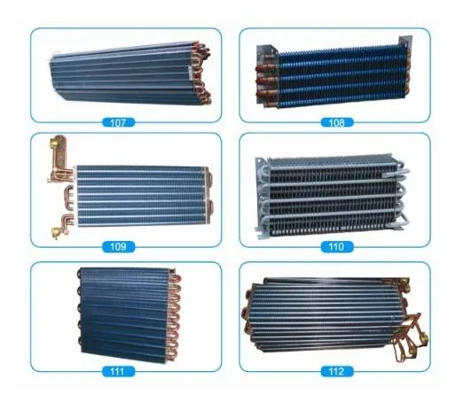 Air Conditioner Parts L Shape Copper Tube Aluminium Fin Evaporator