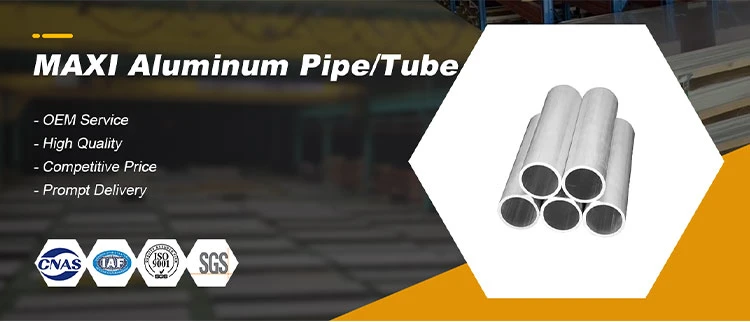 Maxi 5052 6061 6063 7075 Manufacturer Extruded Seamless Round Aluminium Pipe