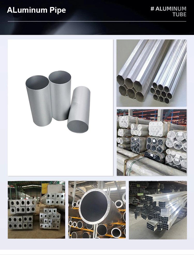 Liange Rectangular Square Hollow Round Aluminum Aluminium Alloy Tube Pipe