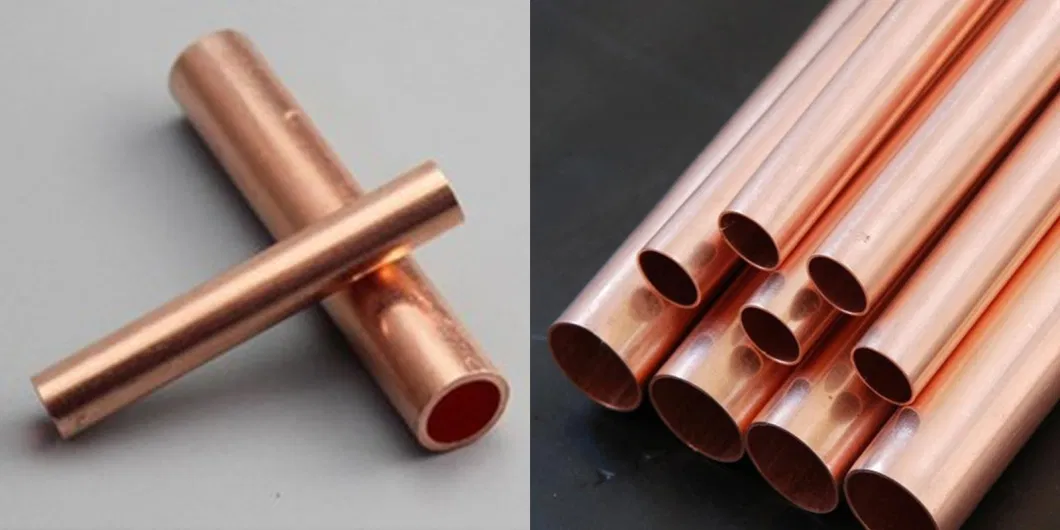 Seamless 6&quot;Sch40 CuNi 90/10 C70600 C71500 Pancake Coil Red Copper Pipe Brass Tube Pure Copper Straight Air Conditioner Insulation Pipe Copper Nickel Pipe