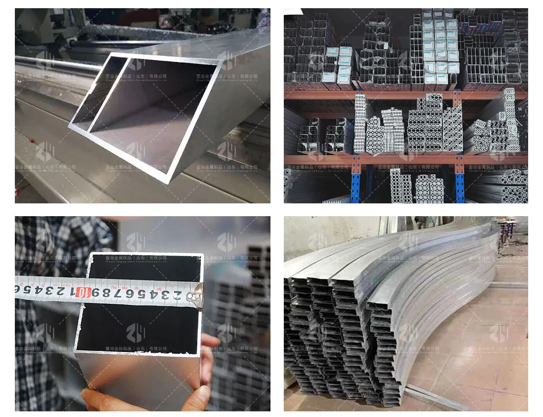 High Quality Copper Plate/Stainless Steel Coil/Galvanized Color Map/Carbon /Aluminium Strip ASTM GB JIS En ISO 6060 1070 1100 2A12 7075 Aluminum Square Tube