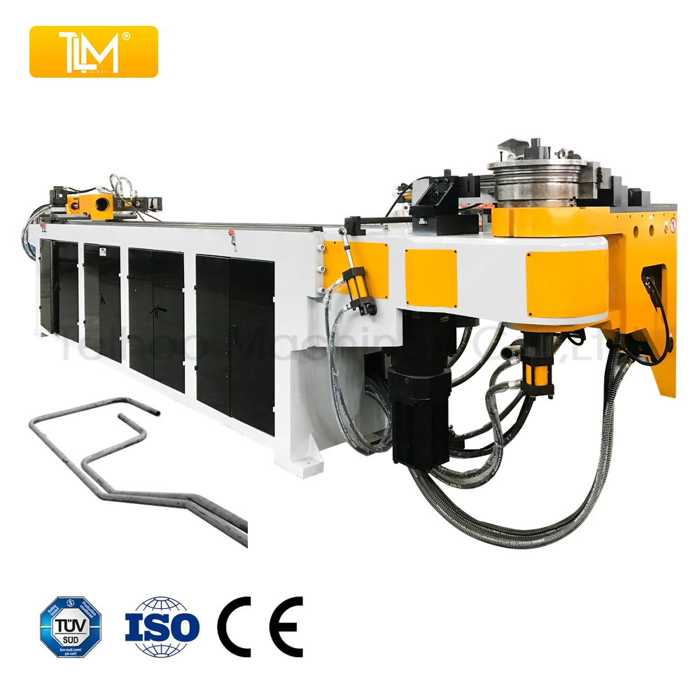 168nc Automatic Single Head Hydraulic Copper Square Frame Right Left Dobladora Pipe and Tube Bending Machine