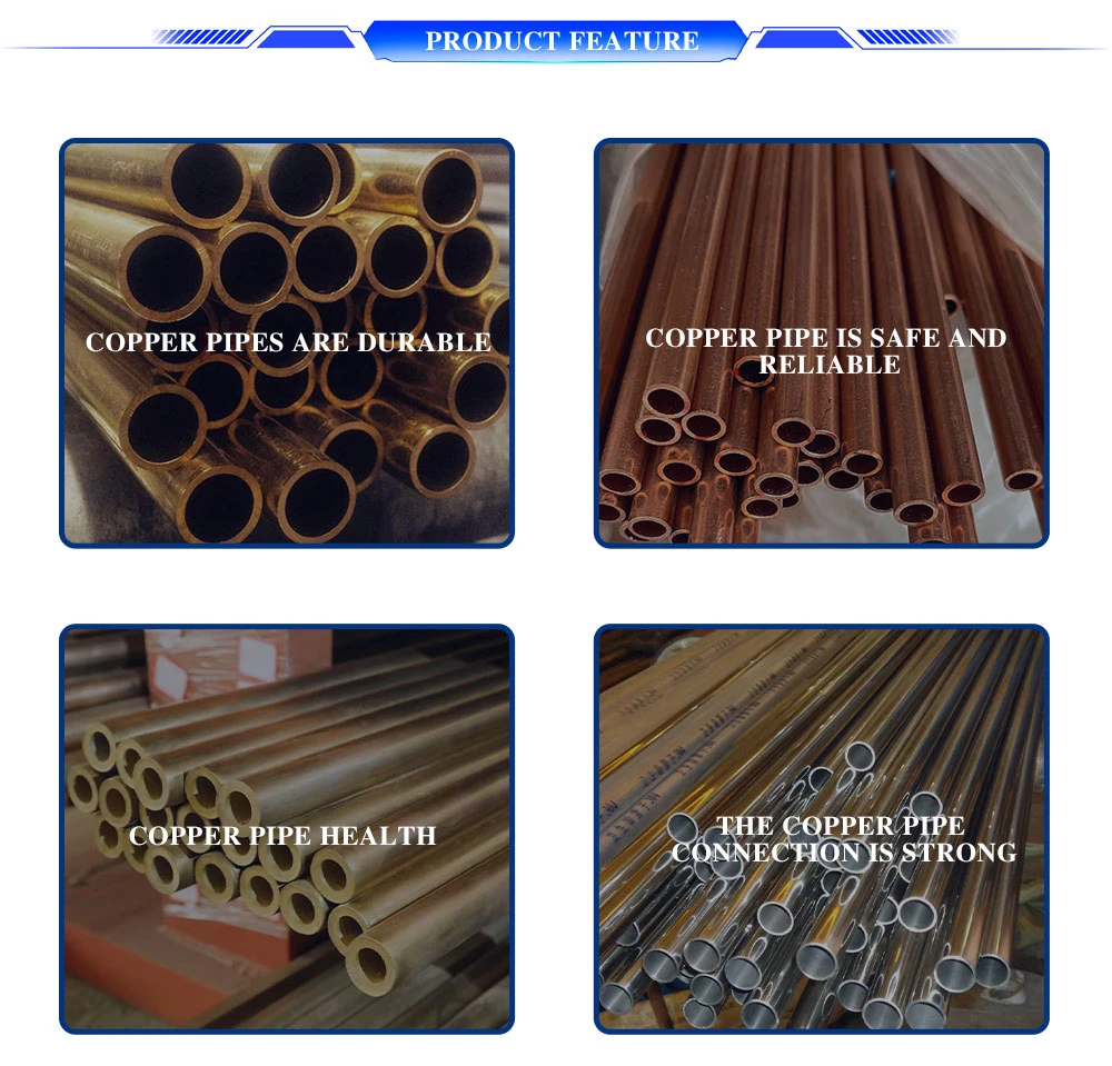 ASTM B88 Seamless Pure Copper Water Pipe