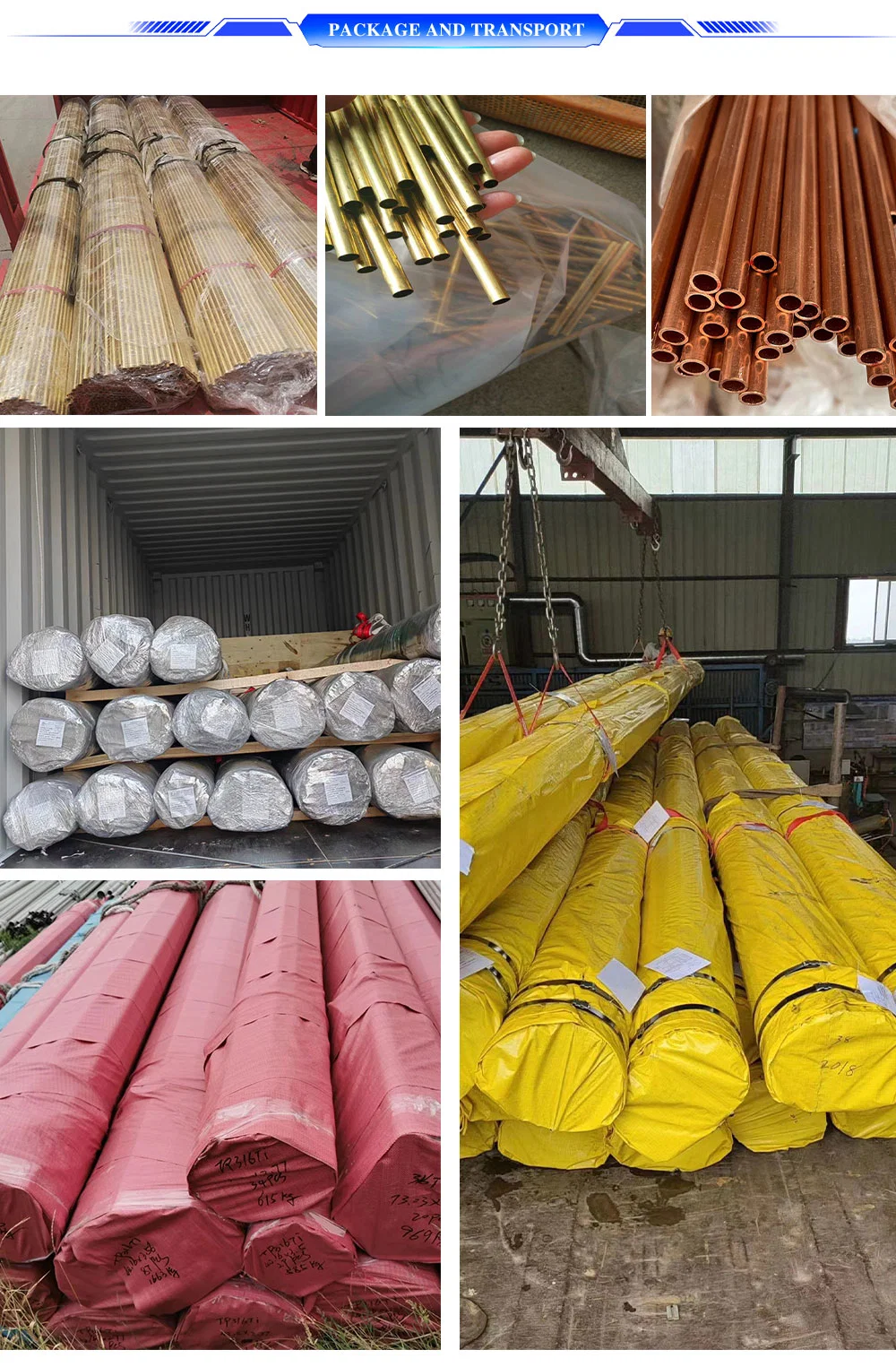 ASTM B88 Seamless Pure Copper Water Pipe