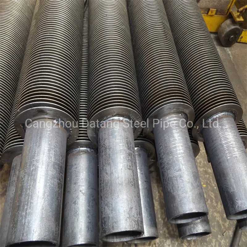 Finned Copper Tube for Oil Cooler in Machinery Extruded Fin Pipe Heat Exchange Condenser Pipe Soldering The Strip and Tube