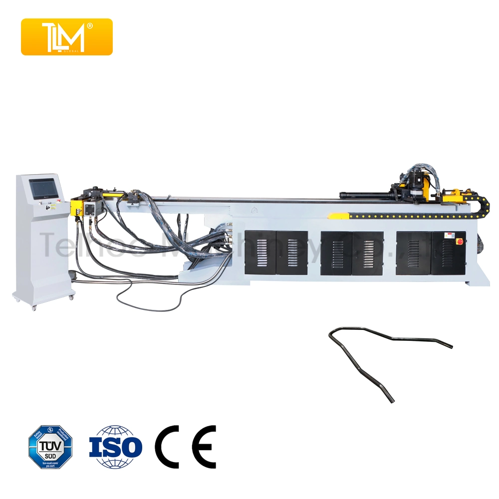 168nc Automatic Single Head Hydraulic Copper Square Frame Right Left Dobladora Pipe and Tube Bending Machine