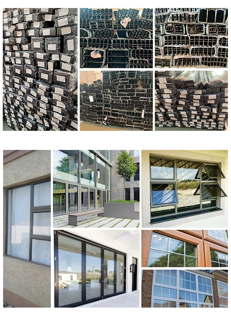 Aluminum Wood Grain Printed Office Partition Aluminum Profiles Aluminum Square Hollow Tube