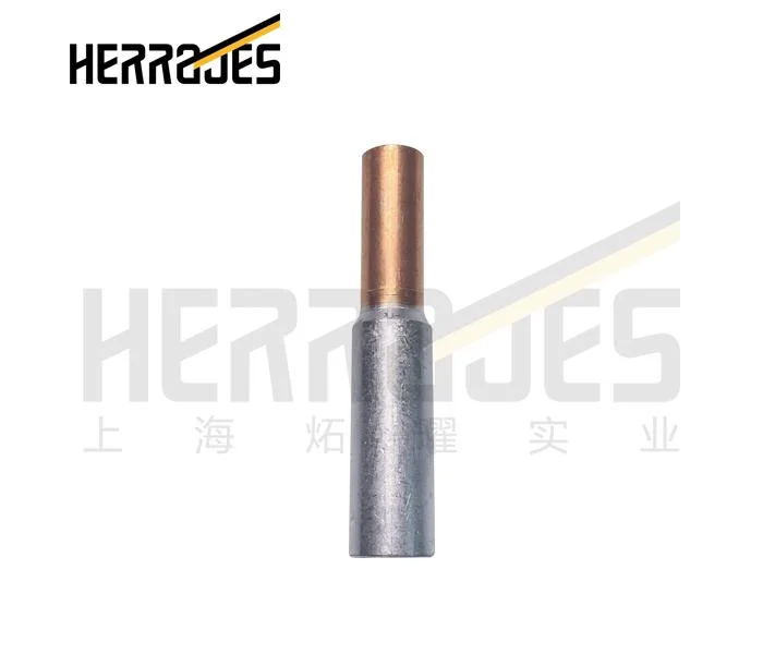 Oil Plugging Copper-Aluminum Connecting Tubes, Electrical Terminal Clamp Connector, Aluminum-Copper Connector