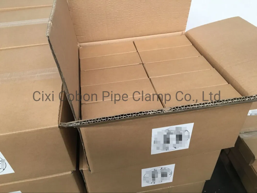 2024 Aluminum M8 Pipe Clamp Manufacturers Rubber Sets Concrete Pump M10 Pipe Clamp Pipe Supporting with Rubber