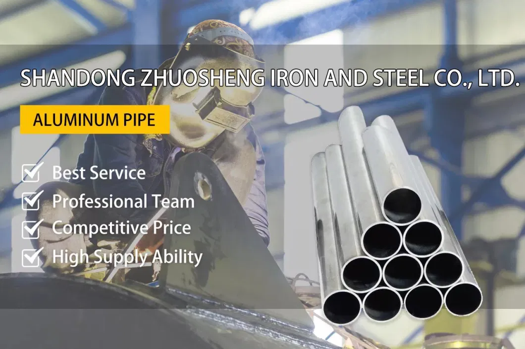 2024 6061 6063 7075 5083 Flexible Round Aluminium Alloy Pipe Tube