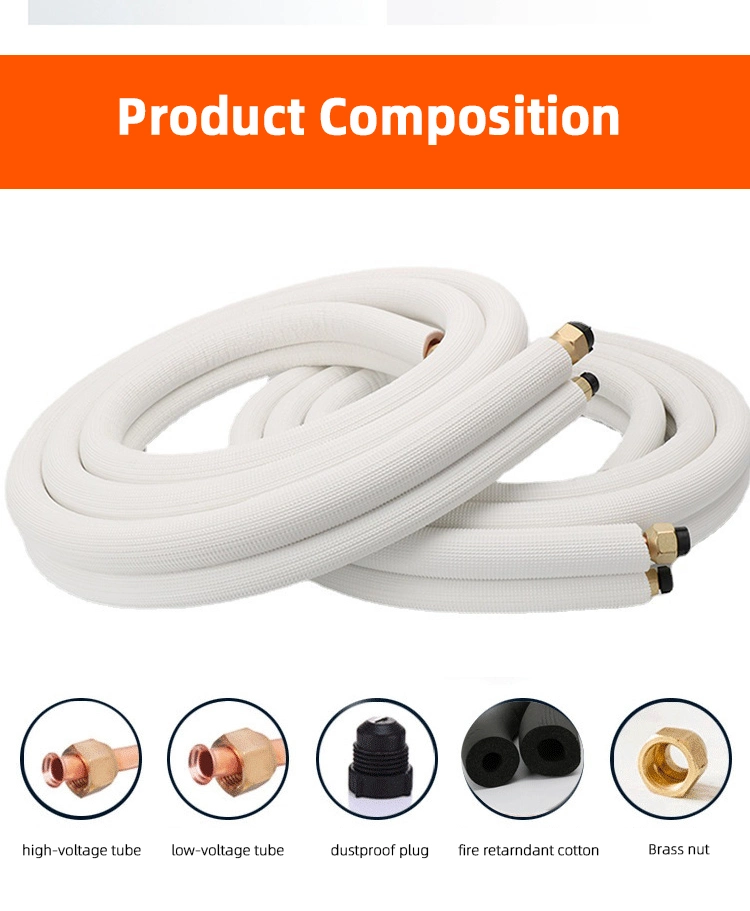 Insulation Copper Aluminum Pipe Kits Connecting Tube