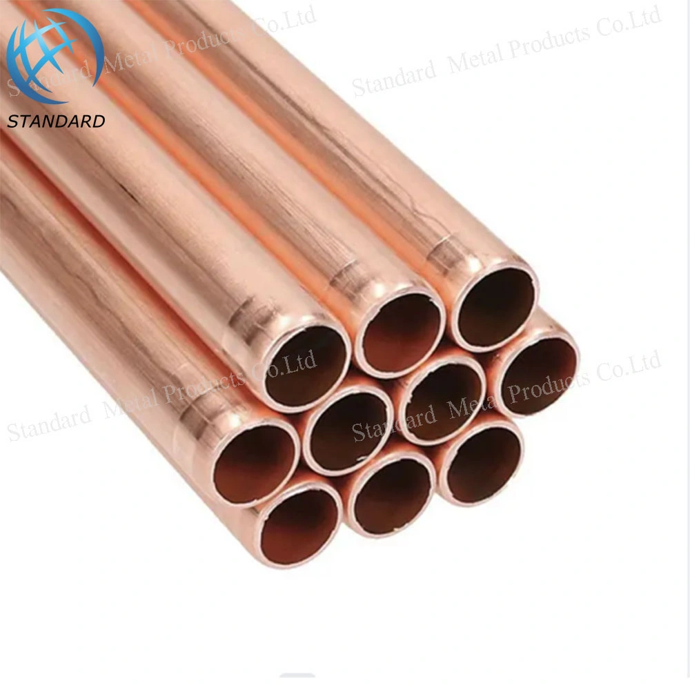 ASTM B743 0.6mm 0.7mm 0.8mm Pancake Coil Capillary Copper Tube