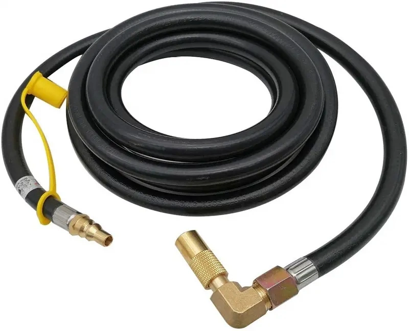 2. Lp Adapter Hose with 1 Lb. Propane Tank Gauge