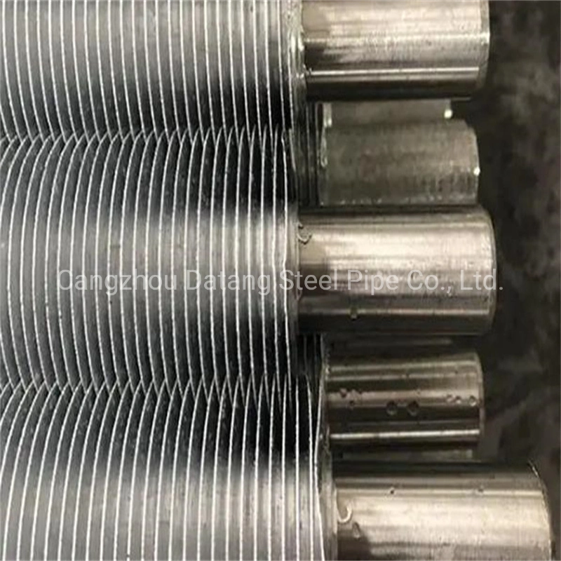 Finned Copper Tube for Oil Cooler in Machinery Extruded Fin Pipe Heat Exchange Condenser Pipe Soldering The Strip and Tube