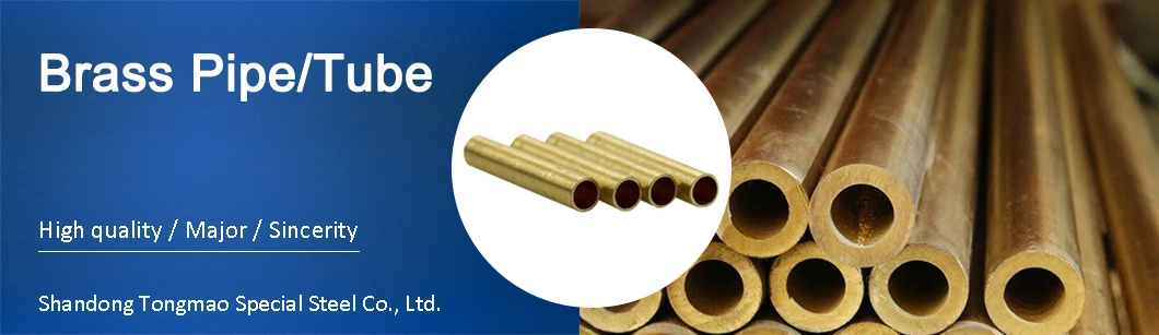 Linxu High Quality OEM Sizes Tubes Small Hollow Pipe Polished Brass Tube