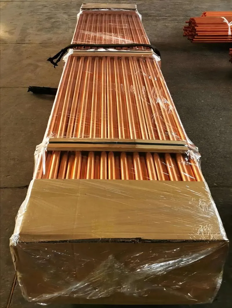 ASTM C10200 C11000 C12000 Purple Copper Tube/Pipes 6mm 8mm 10mm 12mm Diameter for Air Conditioning Copper Tube