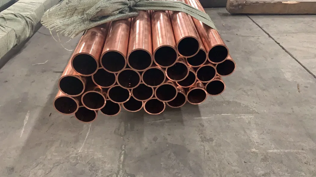 C101 Rigid Cold Drawn Seamless Straight Pure Copper Heat Tube Copper Bare Tube