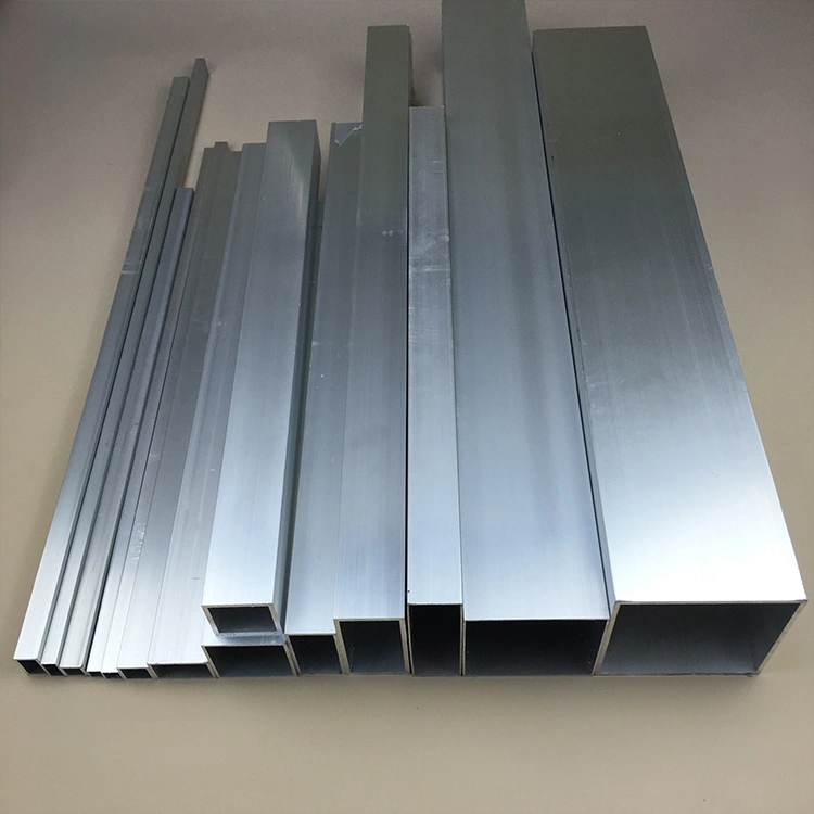 Aluminum Square Tube Aluminum Rectangular Tube 1050 Titanium Bar Aluminum Tube Spot-Supply Hollow Square Aluminum Pipe Tube