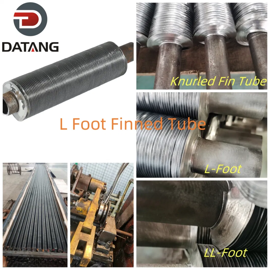 Knurled Footed Fin Copper Aluminum Finned Tube