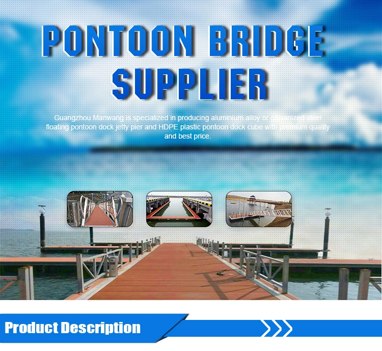 Dubai Wholesale Market Modular Floating Pontoon Marine Supplies Floating Pontoon Floats