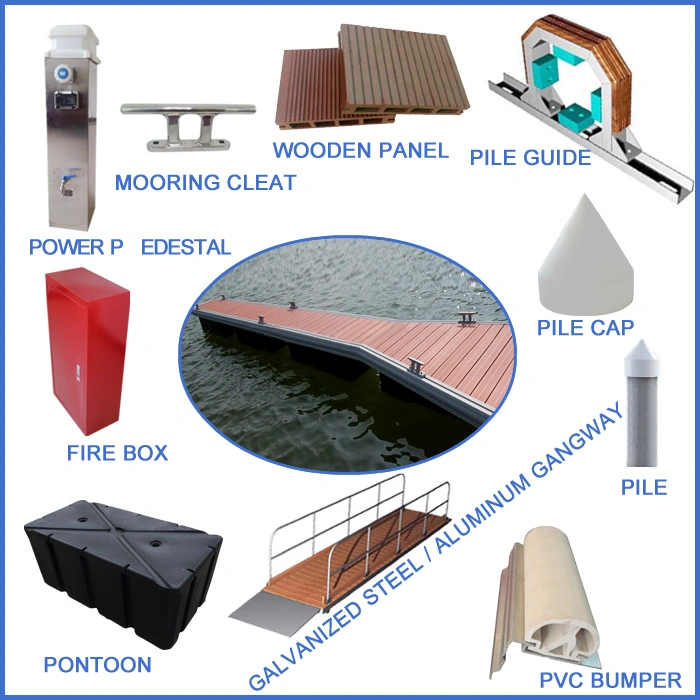 ISO14001 Certified Horizon Marina Modular Pontoon Plastic Float