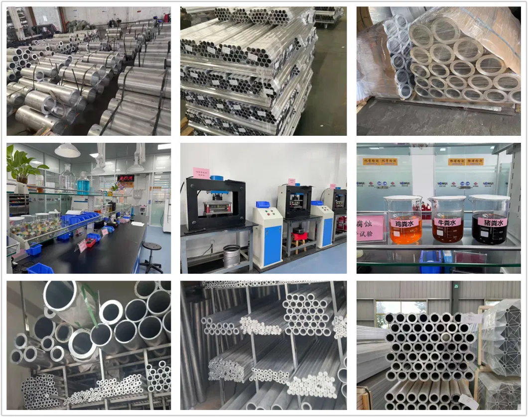 Customized 6061 6063 Anodized Aluminium Square Pipe Extruded Rectangular Tubes