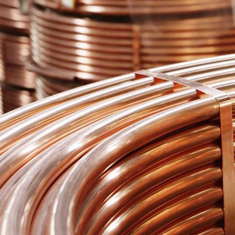 Insulated Copper Coil Pipes Custom Size Copper Pipe Tube for Air Conditioners