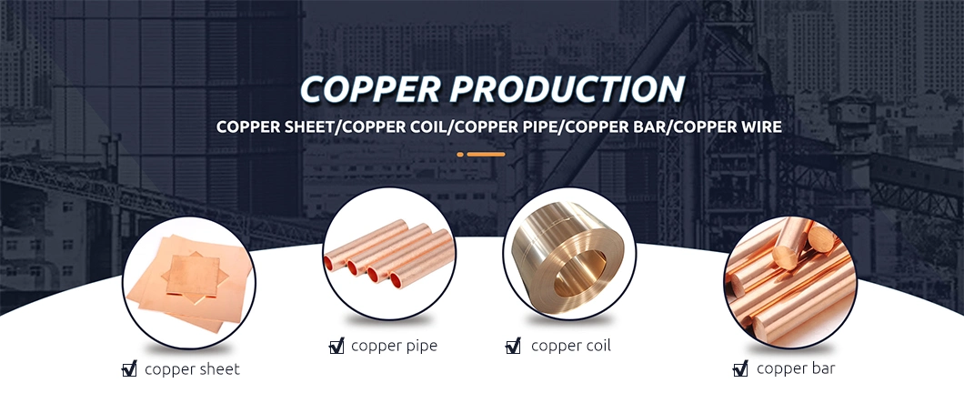 Air Conditioner C1100 C1200 99.9% Specification Soft Hard Cu Copper Tube Copper Pipe Good Price