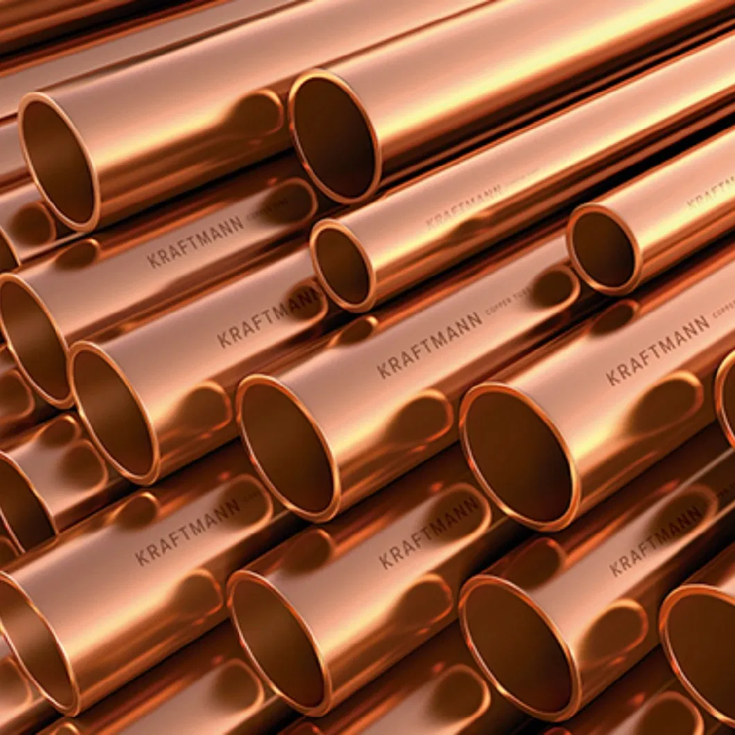 Rigid Cold Drawn Seamless Straight Pure Copper Heat Tube Straight Copper Pipe