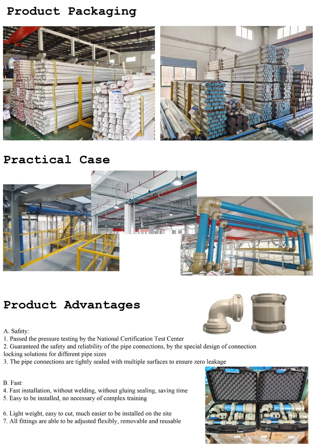 DN40 Vortex Flowmeter Internal Thread Connect Aluminum Pipe Tube