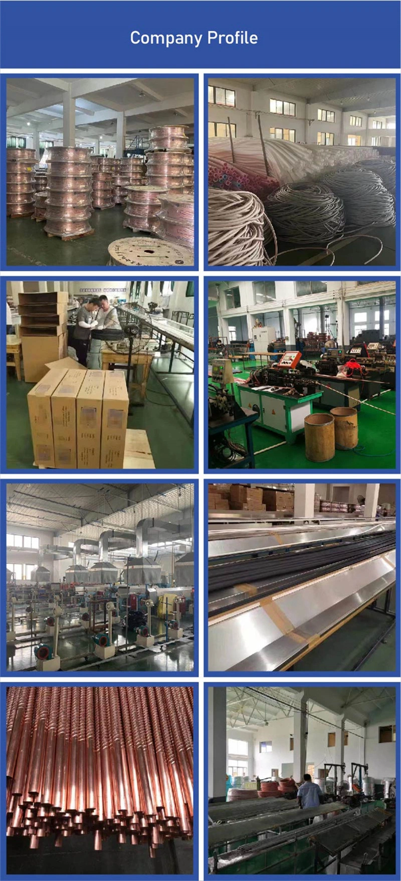 Factory ASTM B280 Insulated Copper Pipe with Corrugated Tube