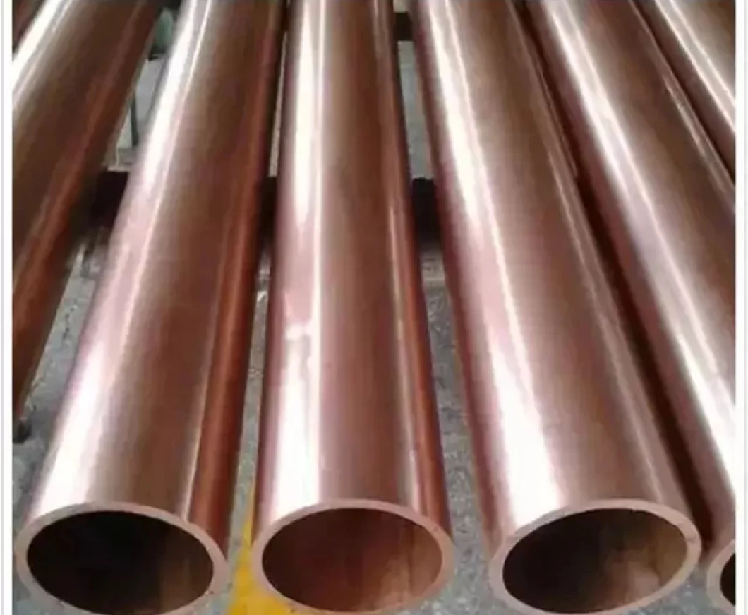 Rigid Cold Drawn Seamless Straight Pure Copper Heat Tube Straight Copper Pipe