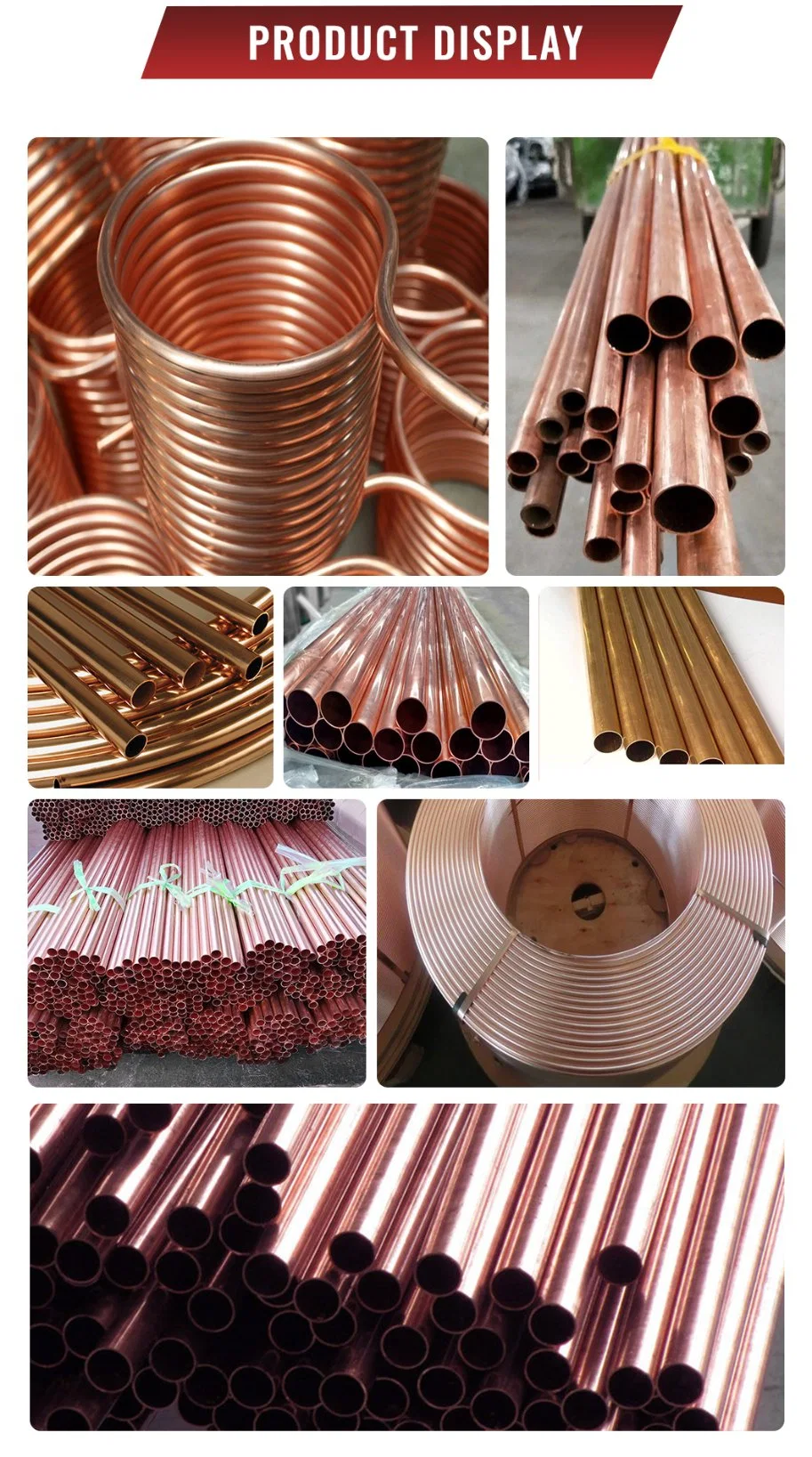 C70600 C71500 Water Tubing Air Conditioner HVAC Insulated Copper Pipes