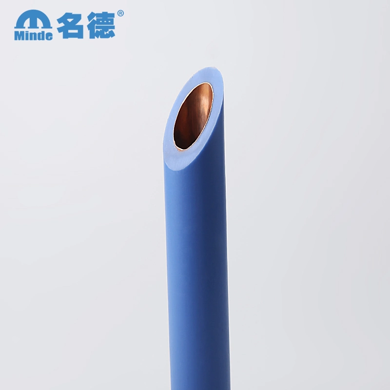 Minde Factory Price 99.9% Copper Water Pipe with Tp2 Raw Material