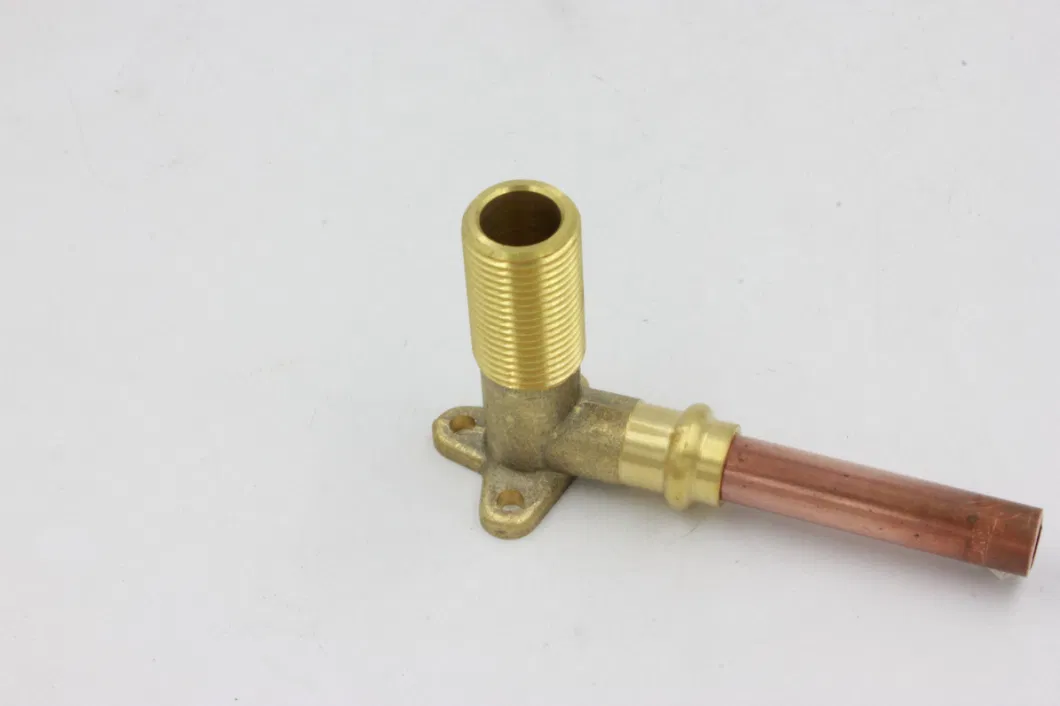 High-Quality Brass Press Male Adapter Copper Pipe Fittings for Refrigeration System