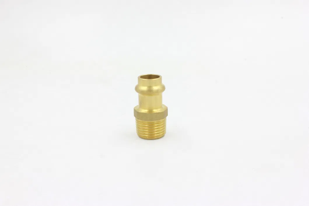 High-Quality Brass Press Male Adapter Copper Pipe Fittings for Refrigeration System