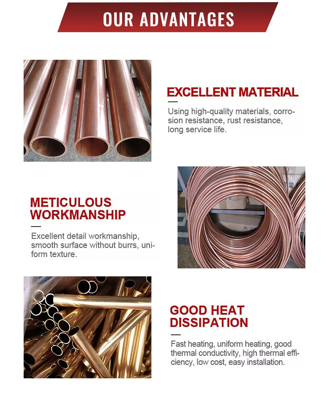 Flexible Copper Tube for Various Applications