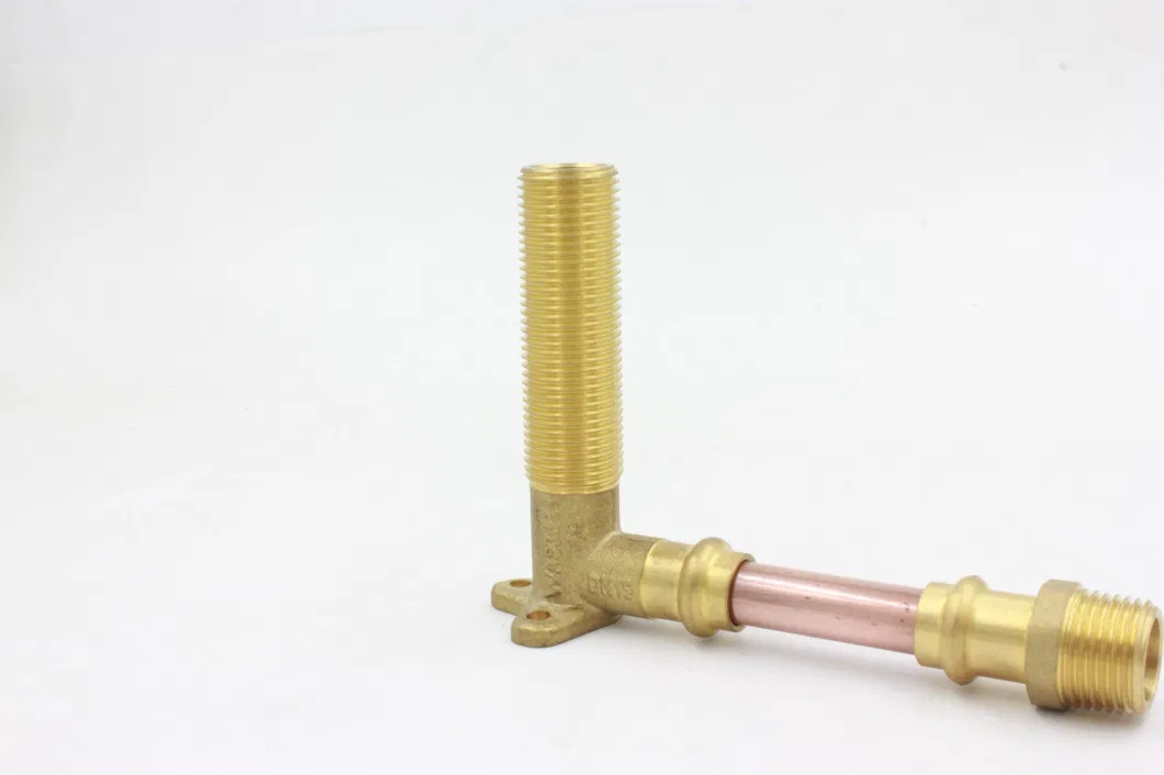 High-Quality Brass Press Male Adapter Copper Pipe Fittings for Refrigeration System