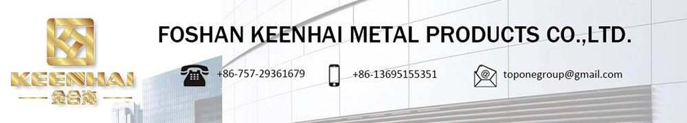 Commerical Aluminum Linear Baffle Ceilings Virtual Ceiling Decorative Aluminium Ceiling (KH-MC-U6)