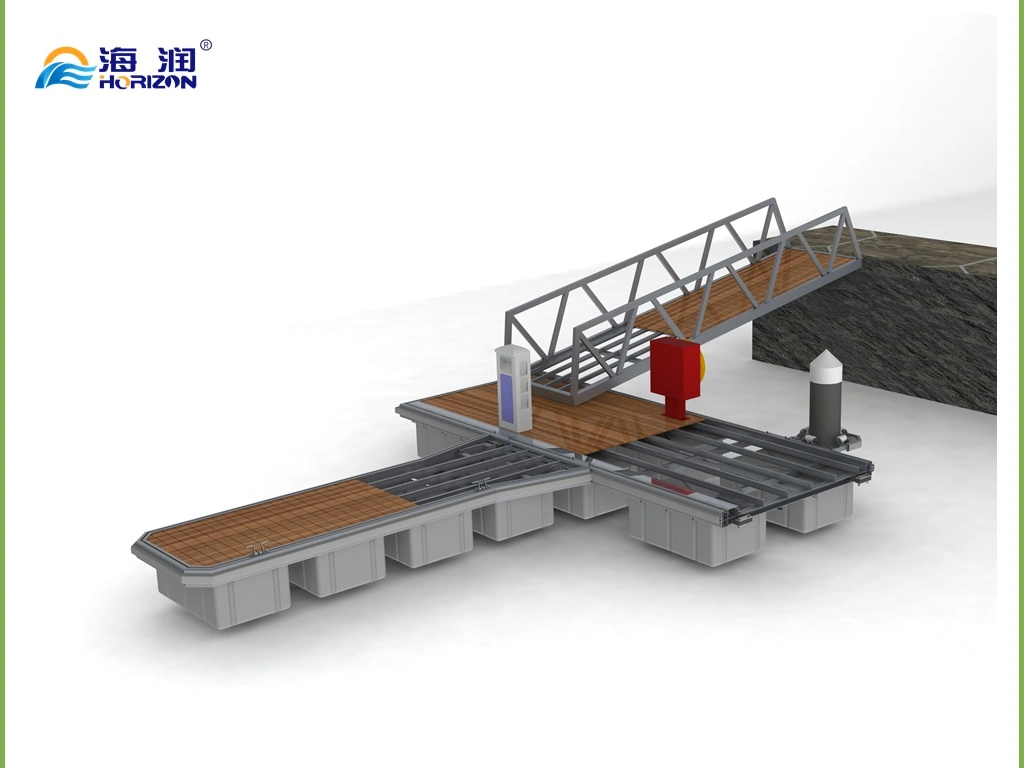 ISO14001 Certified Horizon Marina Modular Pontoon Plastic Float