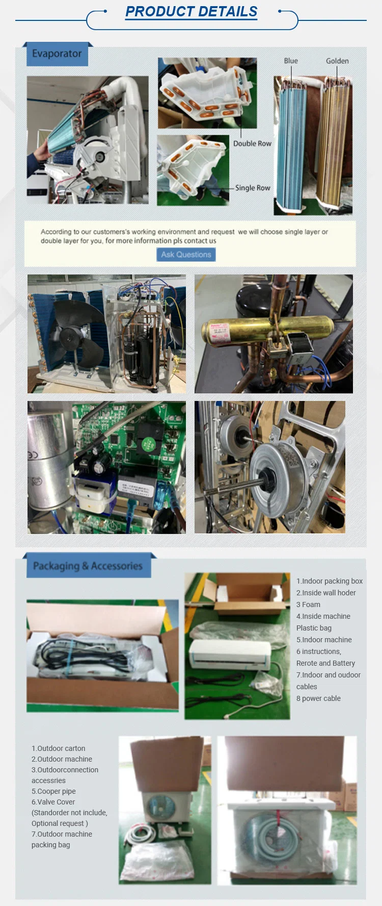 China Factory Air Conditioner Copper Aluminum Insulation Pipe Kits/Insulation Tube/Installation Kit/Connecting Tube