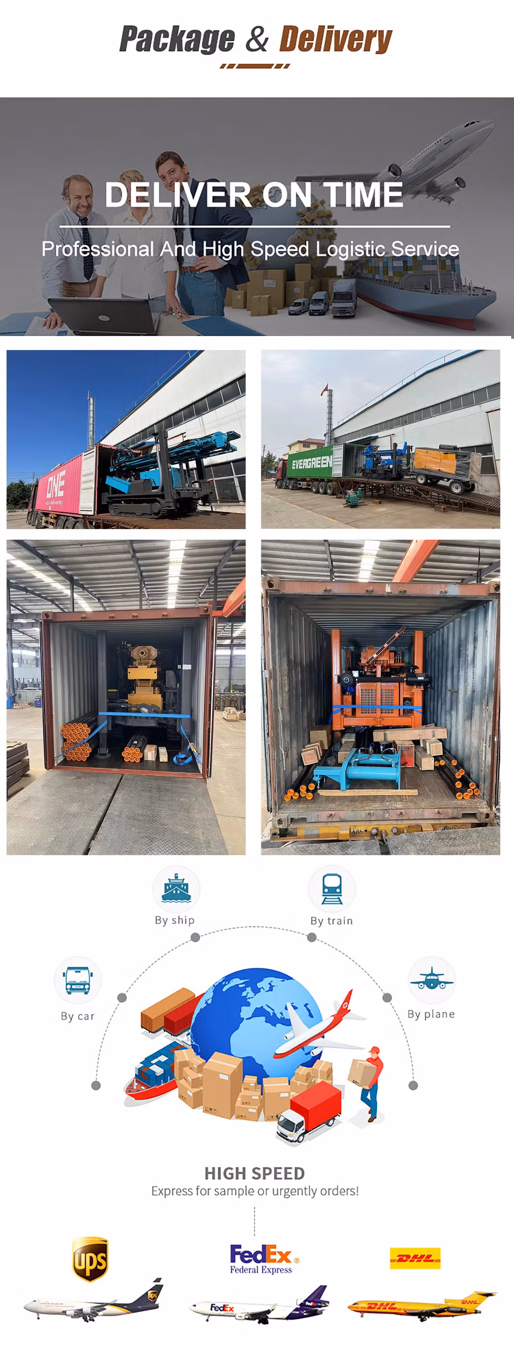 Fy350 350m Water Well Drilling Rig Borehole Crawler-Mounted Hydraulic Drilling Machine Secondhand Machinery