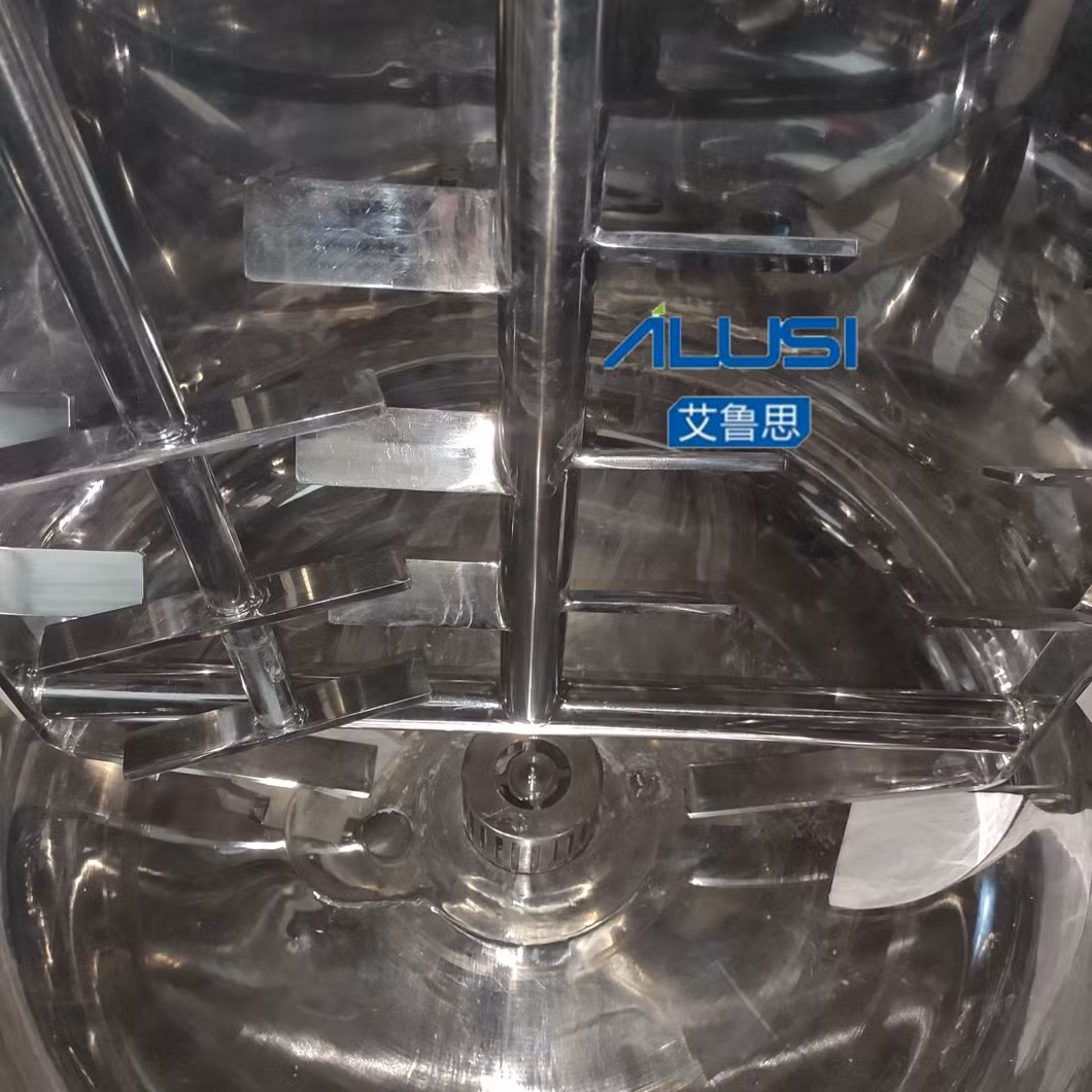 High Quality 100L Liquid Detergent Mixer Mixing Tank Food Packing Laundry Soap Making Machine Cosmetics Production Equipment