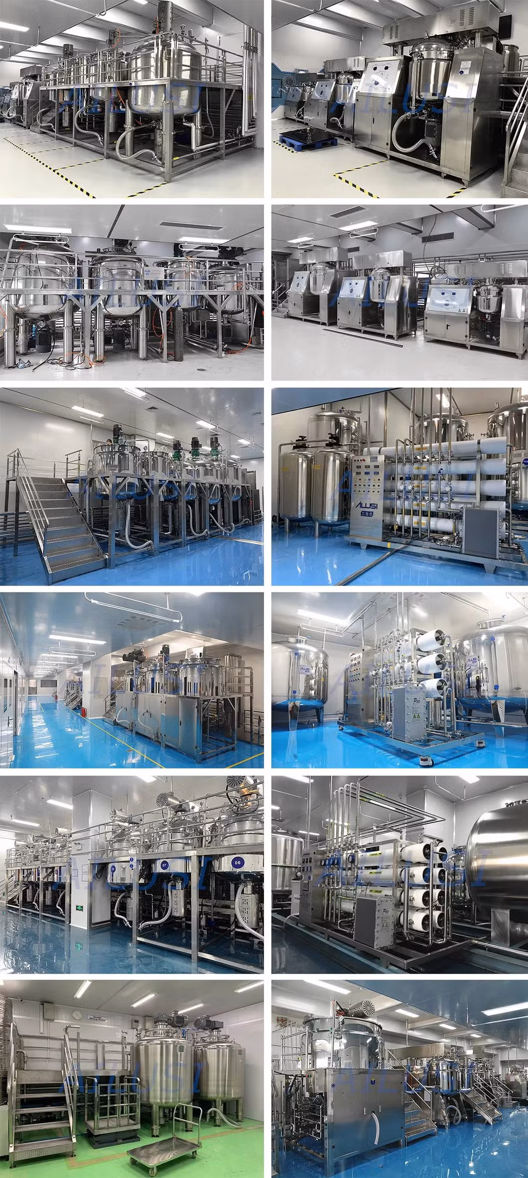 High Quality 100L Liquid Detergent Mixer Mixing Tank Food Packing Laundry Soap Making Machine Cosmetics Production Equipment