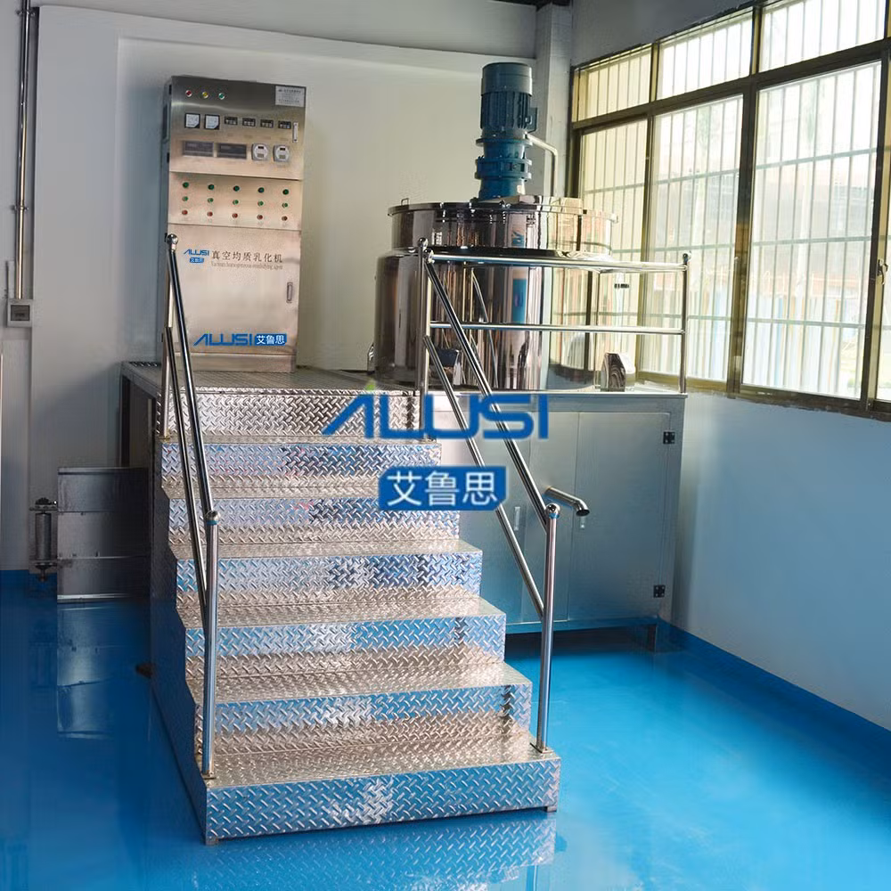 High Quality 100L Liquid Detergent Mixer Mixing Tank Food Packing Laundry Soap Making Machine Cosmetics Production Equipment