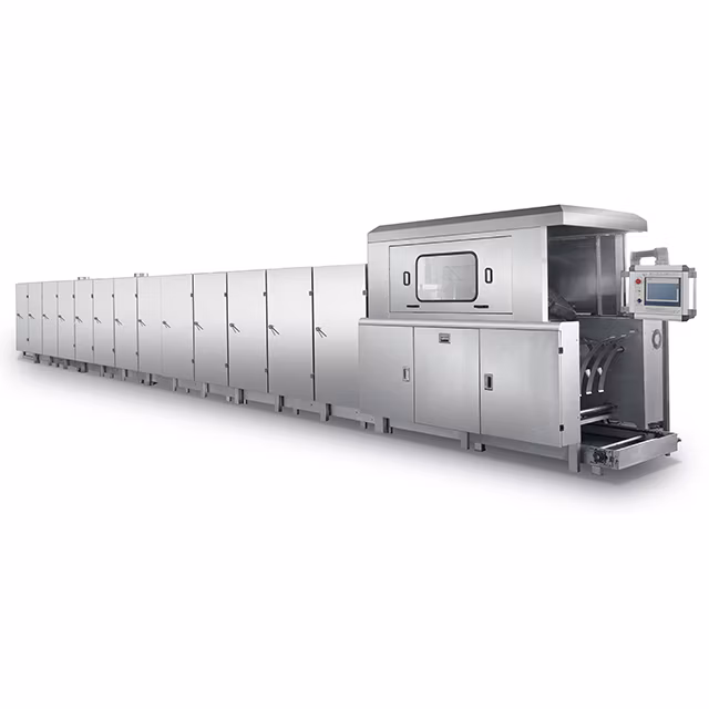 Factory Energy Saving Automatic Wafer Production Line Soft Waffle Machine Biscuit Equipment