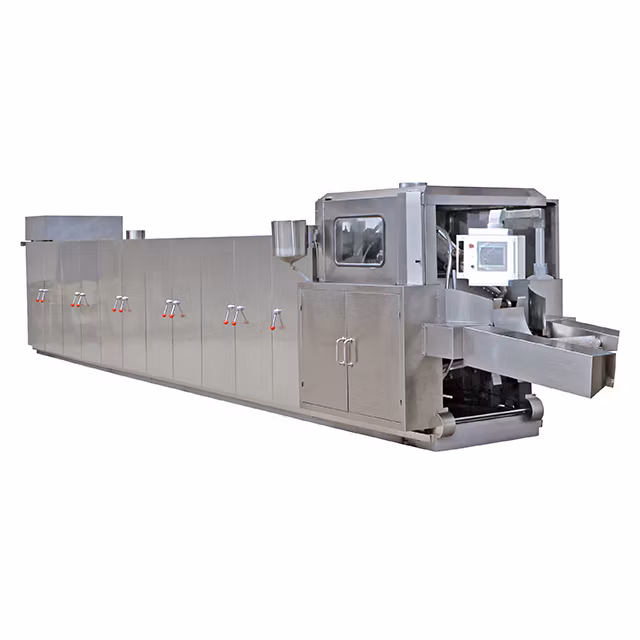 Factory Energy Saving Automatic Wafer Production Line Soft Waffle Machine Biscuit Equipment