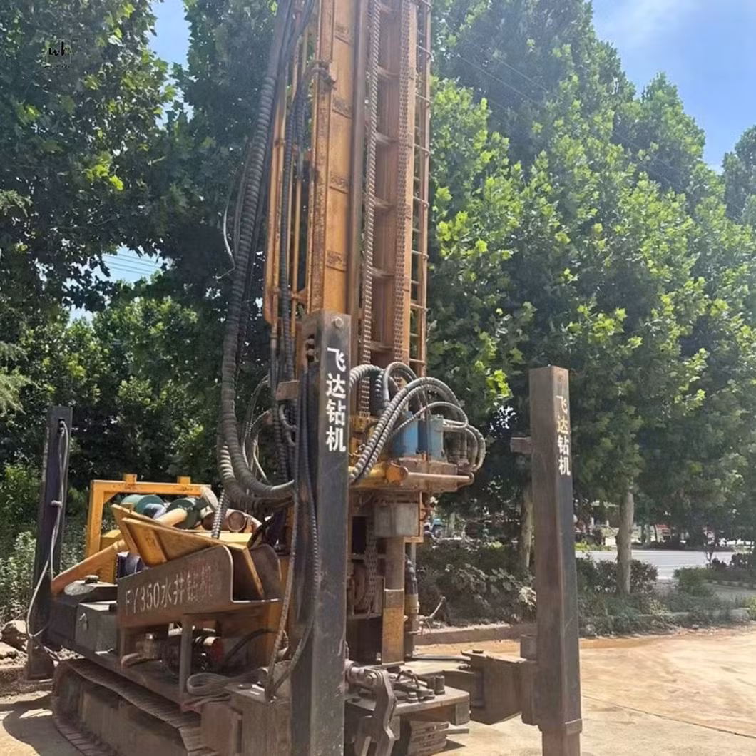 Fy350 350m Water Well Drilling Rig Borehole Crawler-Mounted Hydraulic Drilling Machine Secondhand Machinery